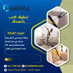 تنظيف كنب بالمندق